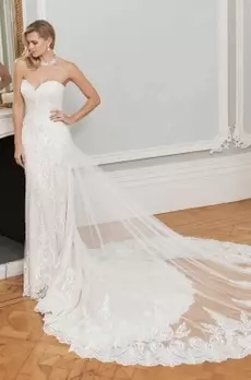 Strapless Lace Bridal dress